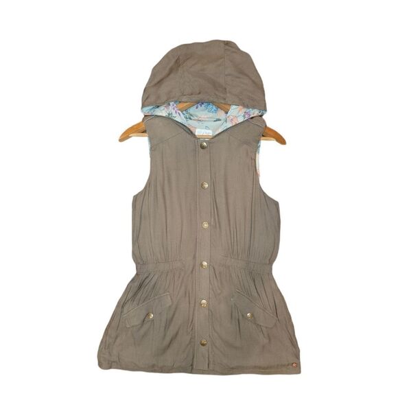 NWT Matilda Jane 435 Winding Path Vest Choose Your Own Path Snap Hooded Vest 14 - Picture 7 of 14